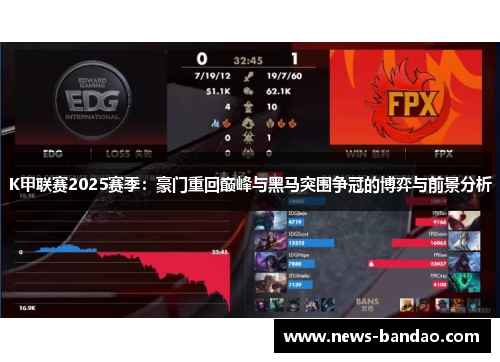 K甲联赛2025赛季：豪门重回巅峰与黑马突围争冠的博弈与前景分析