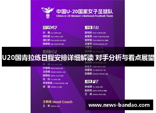 U20国青拉练日程安排详细解读 对手分析与看点展望